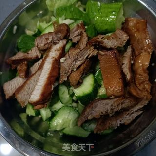 卤肉拍黄瓜的做法步骤：10