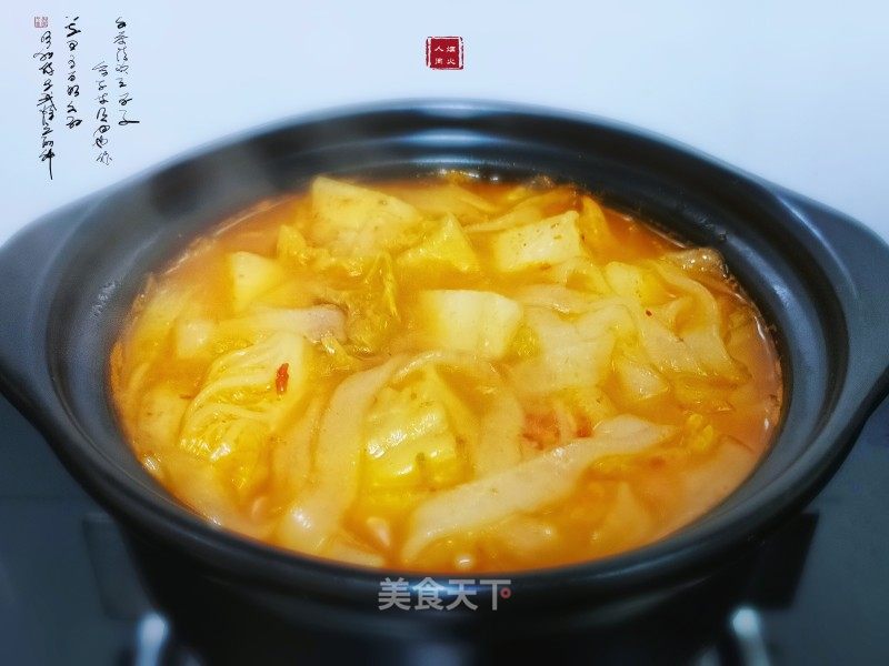 砂锅辣白菜冬瓜汤