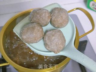 牛肉丸红薯粉小暖锅的做法步骤：6