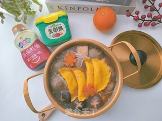 牛肉丸红薯粉小暖锅的做法步骤：12