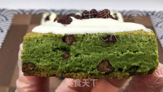 抹茶红豆司康，淡雅清新与醇厚甜蜜的邂逅。的做法步骤：24