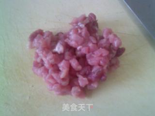 瘦肉咸菜炒魔芋结的做法步骤：2