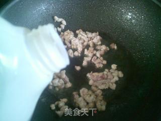瘦肉咸菜炒魔芋结的做法步骤：5