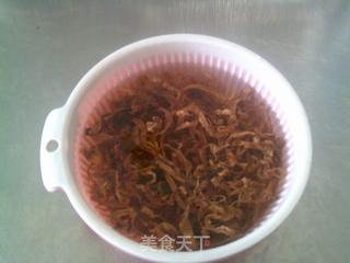 大头菜丝炒毛豆的做法步骤：3