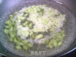 大头菜丝炒毛豆的做法步骤：5