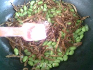 大头菜丝炒毛豆的做法步骤：8