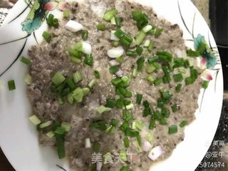 老萝卜干蒸肉饼的做法步骤：4