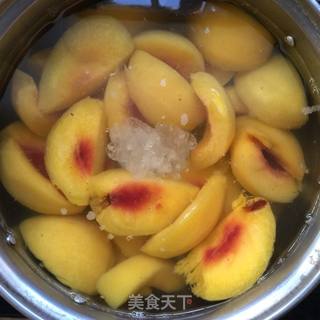 糖水黄桃的做法步骤：5
