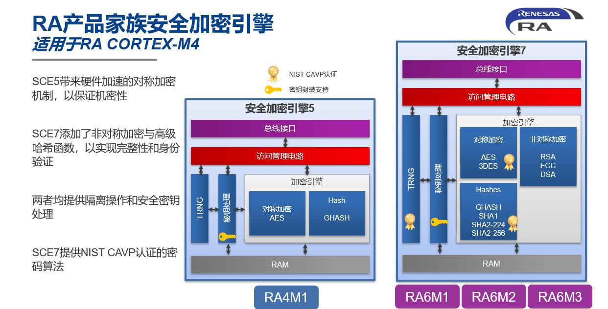 RA产品家族安全加密引擎