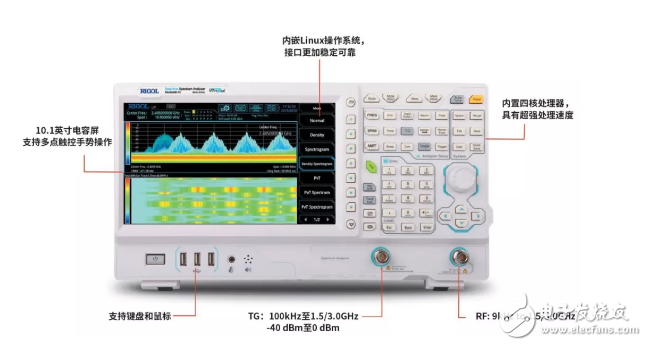 普源精电推出经济型实时频谱分析仪RSA3000E系列